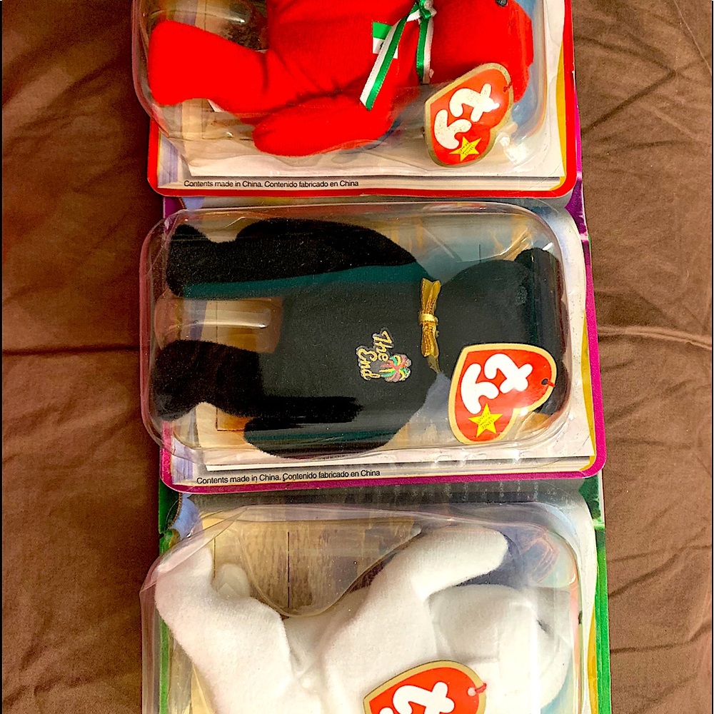3 Mini Ty McDonalds Mini Beanie Babies